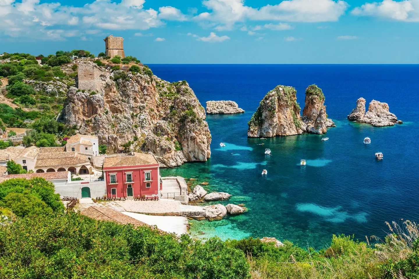 scopello faraglioni